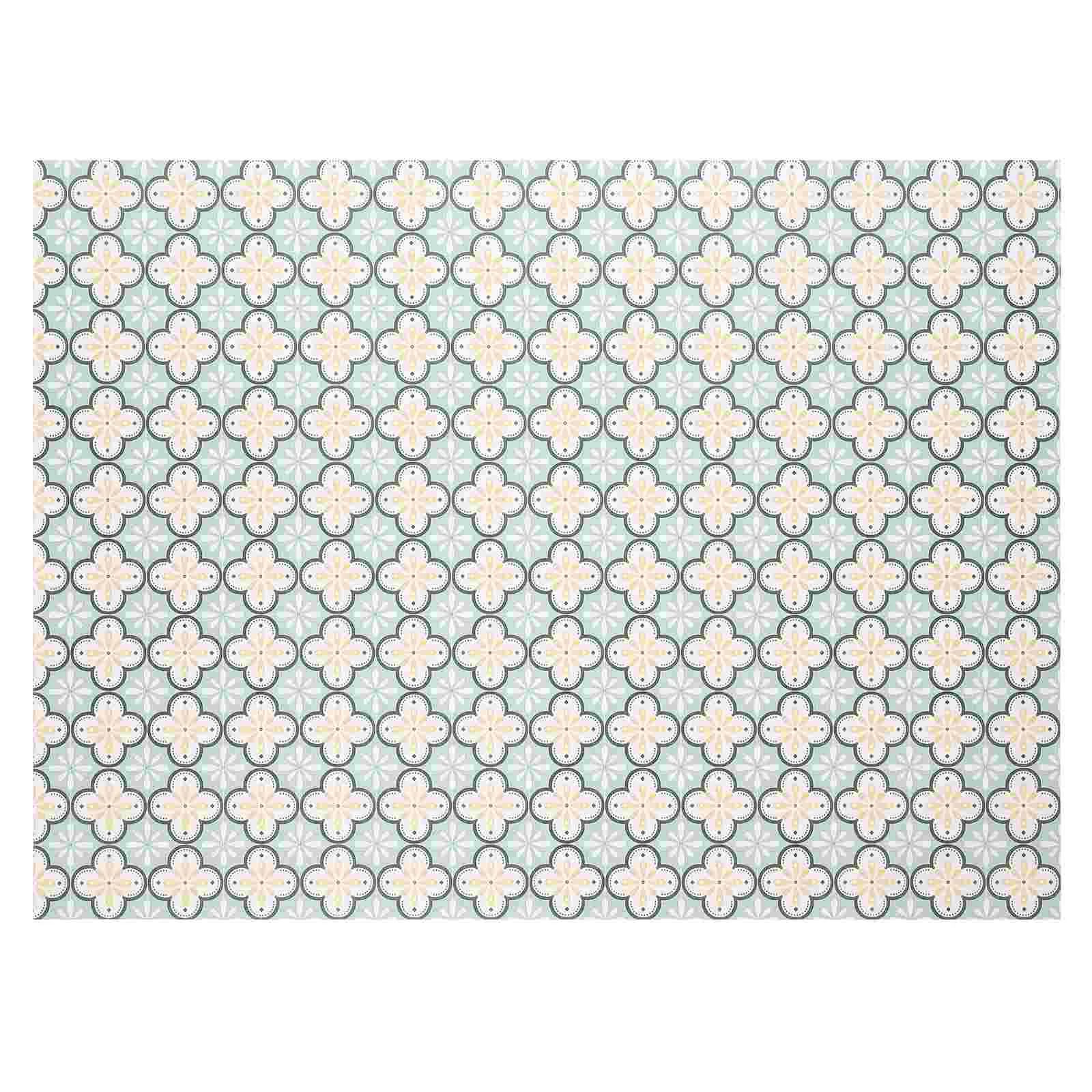 

House Decoration Miniature Simulation Floor Flooring Floral Wallpaper Dollhouse Pu Accessories Decorations