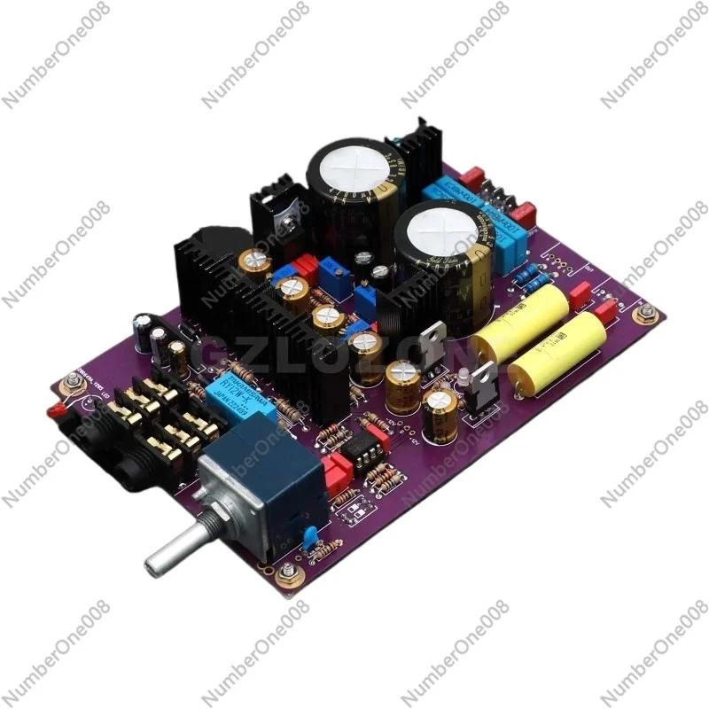 

Classic HI-END Base On Lehmann Class A Headphone Amplifier LEM Preamplifier DIY Kit/Finished Board With Protection