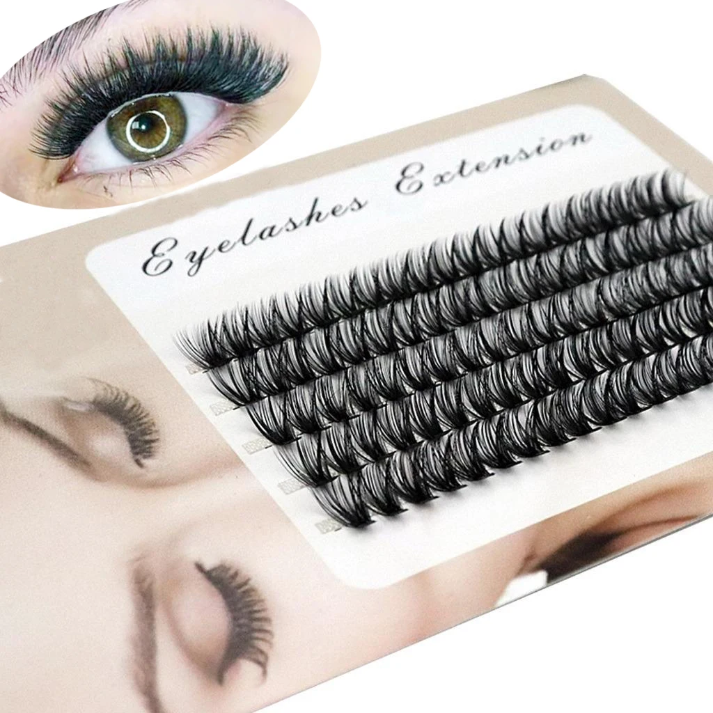 Extension de cils individuels naturels en vison 3D, outils de maquillage, vente en gros, 20D, 30D, 40D, 1 boîte, 100