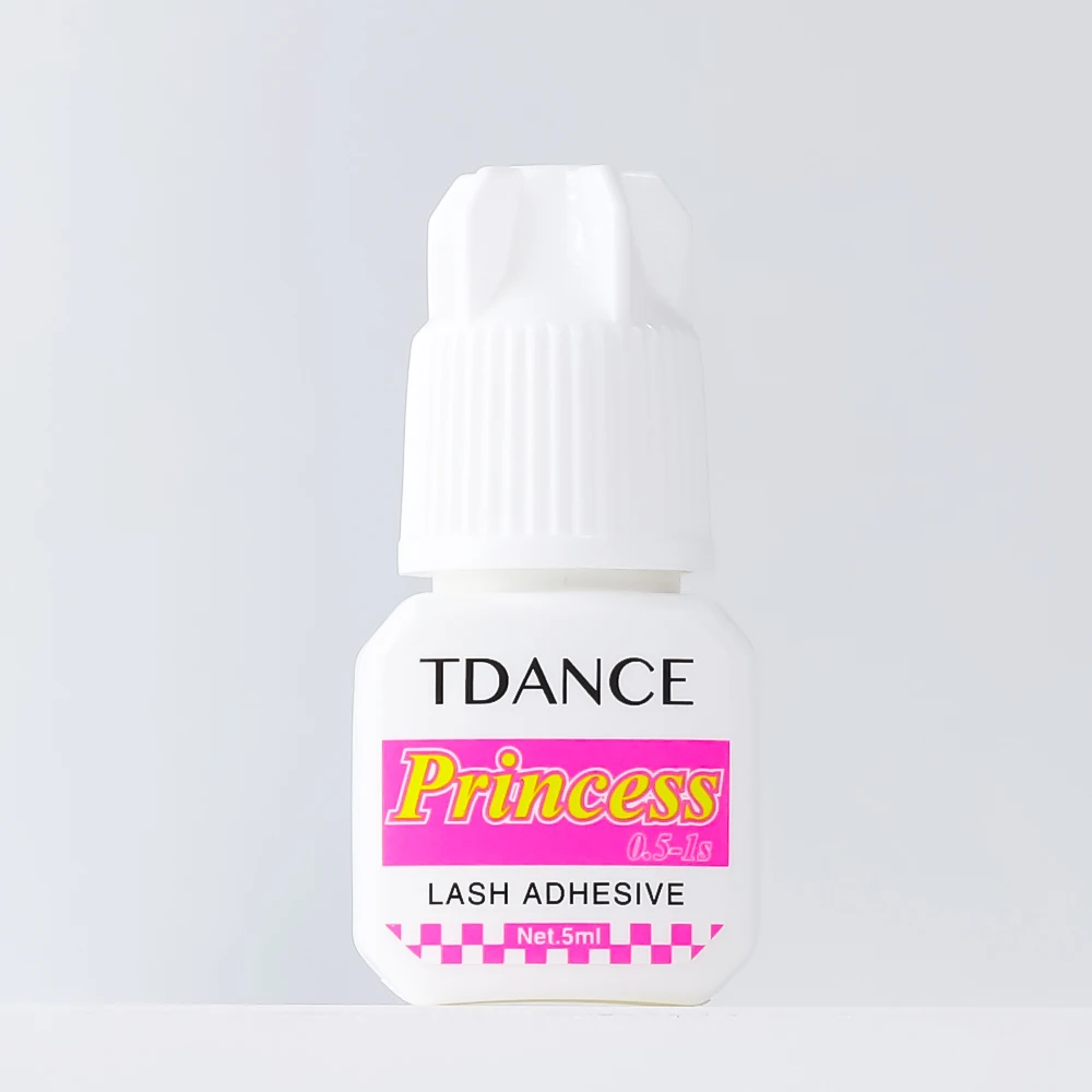 TDANCE Wimpernkleber 0,5S 1S 2S Wimpernverlängerungs-Klebstoff Glänzend Schwarz Transparent 5ml Schnelltrocknender Wimpernkleber für Make-up-Tools – Detail 6