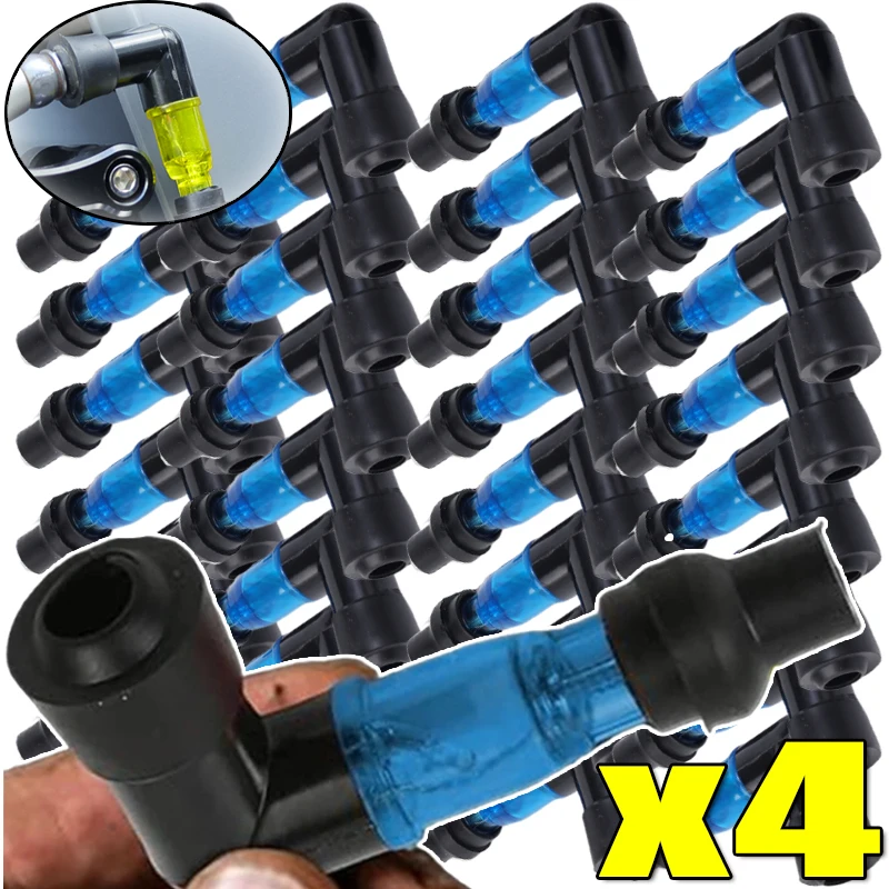 Universal Spark Plug High Pressure Caps Motorcycle Ignition Spark Plug Caps Ignition Elbow Shaped Motorbike Tuning Accessories