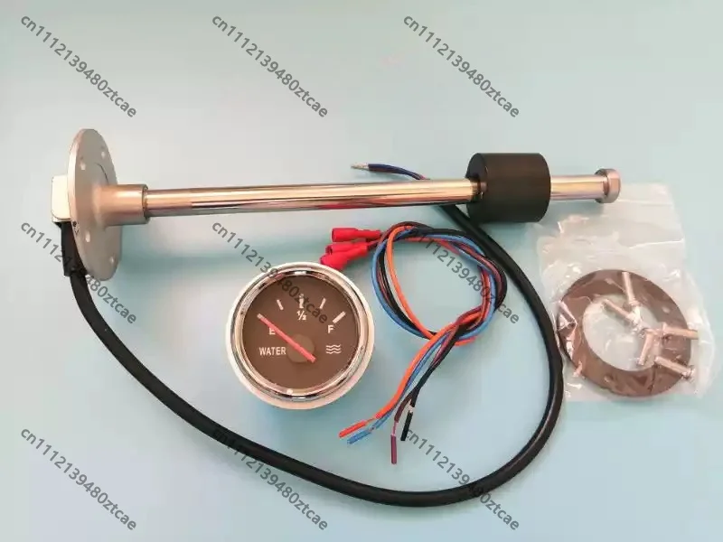Water Level Gauge With Sensor For RV Yacht Water Tank Modification, 5-hole Mount Fuel Liquid Level Monitor