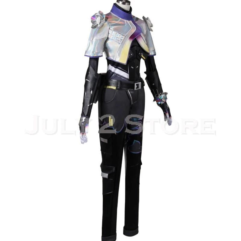 لعبة Valorant VYSE تأثيري زي للرجال والنساء ، لعب أدوار ، ملابس وكيل ، بنطلون ، بدلات حفلة عيد الهالوين ، زي الفتيات السلطة ، الكبار