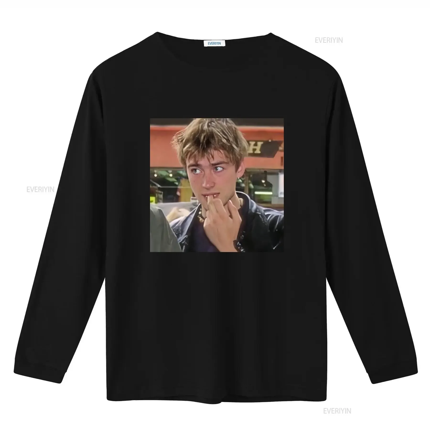 Damon Albarn Photo Print T Shirt for Men Stylish and Unique Design vintage Washed streetwear Top For Everyday Wear graphic