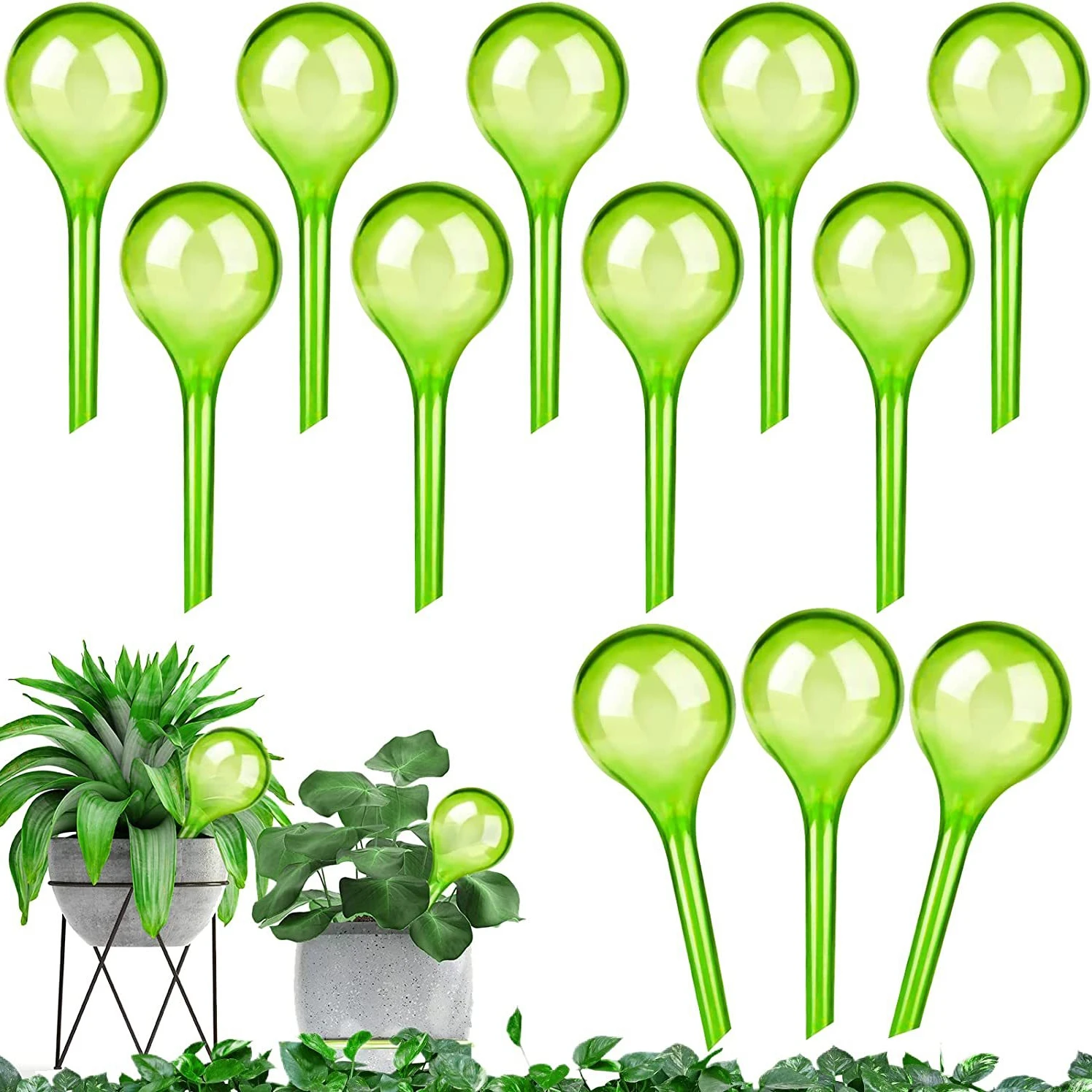 

5pcs Automatic Plant Water Feeder Self Watering Plastic Ball Indoor Outdoor Flowers Water Cans Flowerpot Drip Irrigation Device