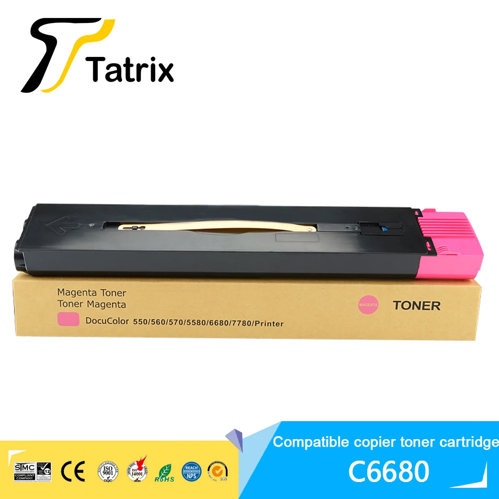 Katrij Toner Copier C6680 6680 Kompatibel Tatrix untuk Xerox ApeosPortV ApeosPortIV C5580 C6680 C7780 C5585 C6685 C7785