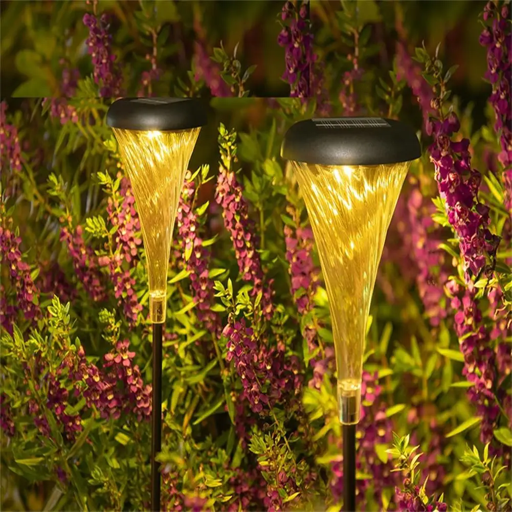 Lampe Solaire Colorée 62 Étanche, Luminaire Décoratif d'Extérieur, Idéal pour un Jardin, un Sentier, une Cour, une Allée ou une Pelouse, 2 Pièces