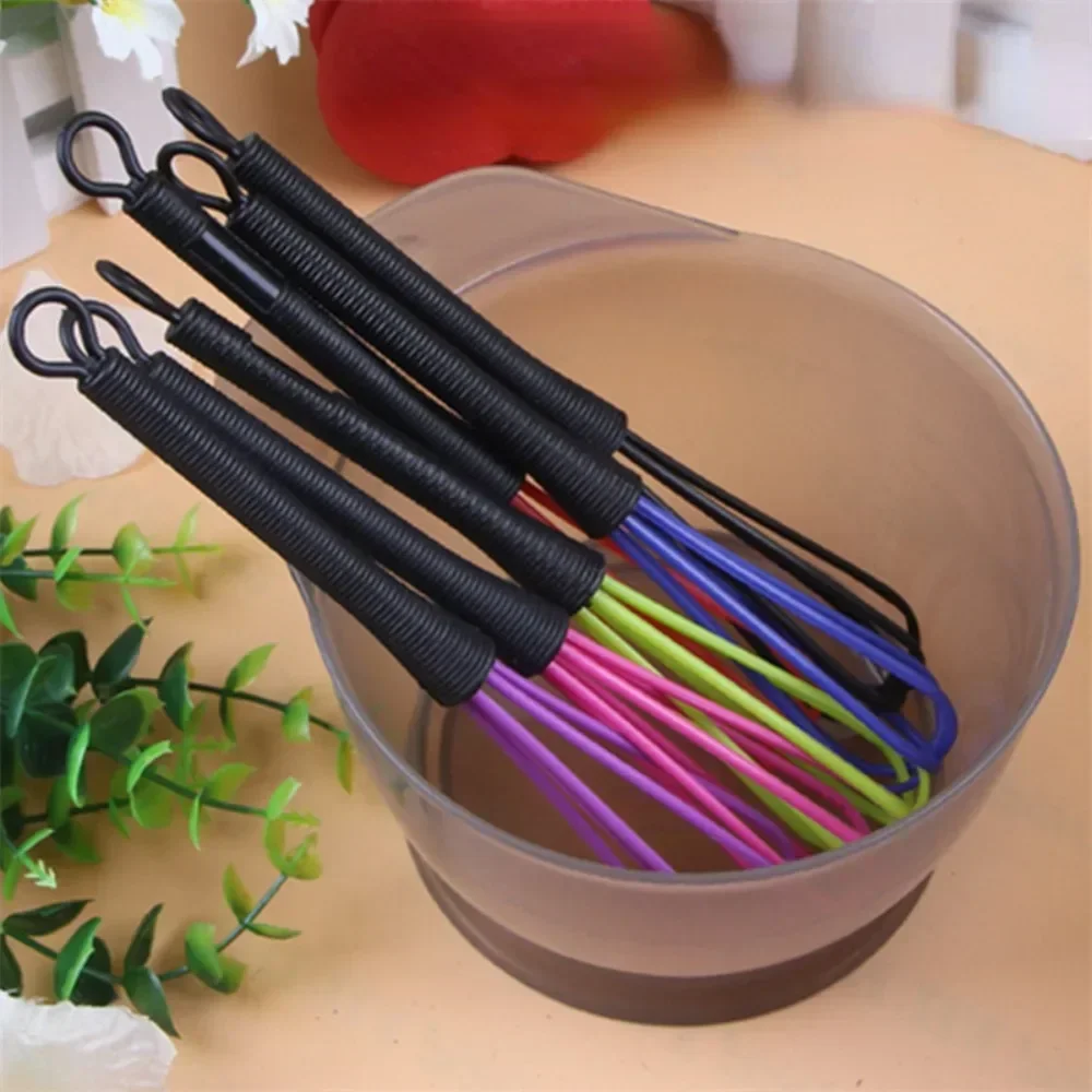 Plastic Hairdressing Cream Whisk Hair Color Mixer Stirrer Hair Dyeing Brushes Barber Accessories Professional Salon Styling Tool