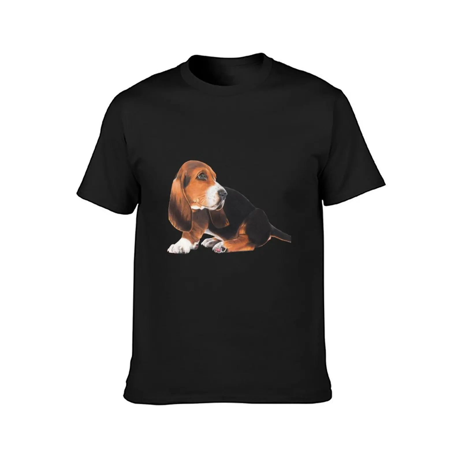 Basset hound T-Shirt korean fashion shirts graphic tees quick drying anime men graphic t shirts