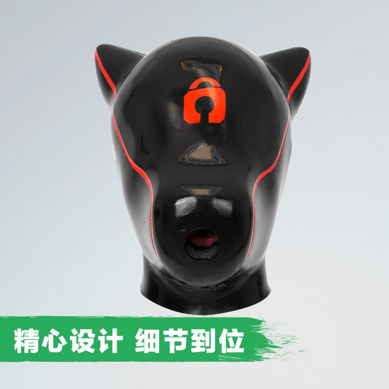 

Силиконовый глянцевый «все включено», чехол на голову собаки, реквизит для косплея, хижина