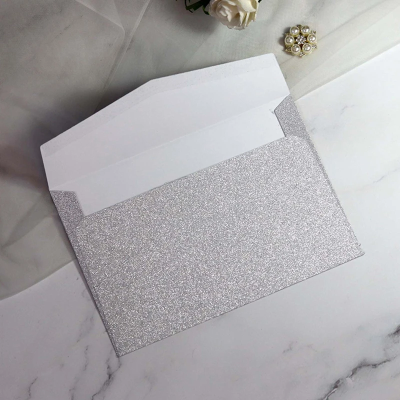 50pcs/lot Envelope for Wedding Small Business Supplies Postcard Giftbox Paper Message Letters Invitations Stationery Envelopes