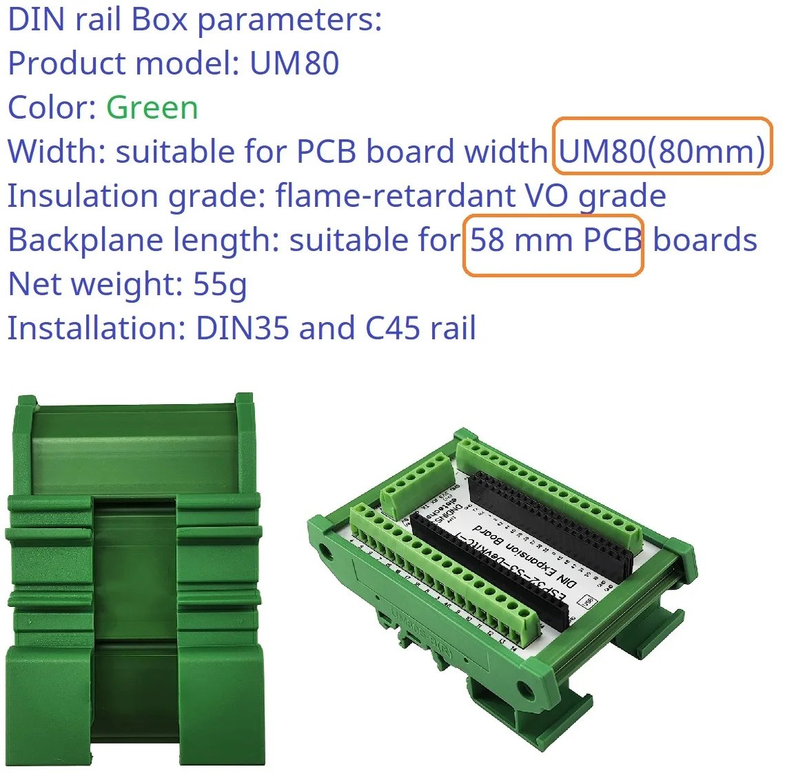 Din Rail Mounting ESP32-S3 Development Board N16R8 N8R8 ESP32-S3-DevKitC-1 Expansion Module for Bluetooth Arduino Wifi IOT DIY