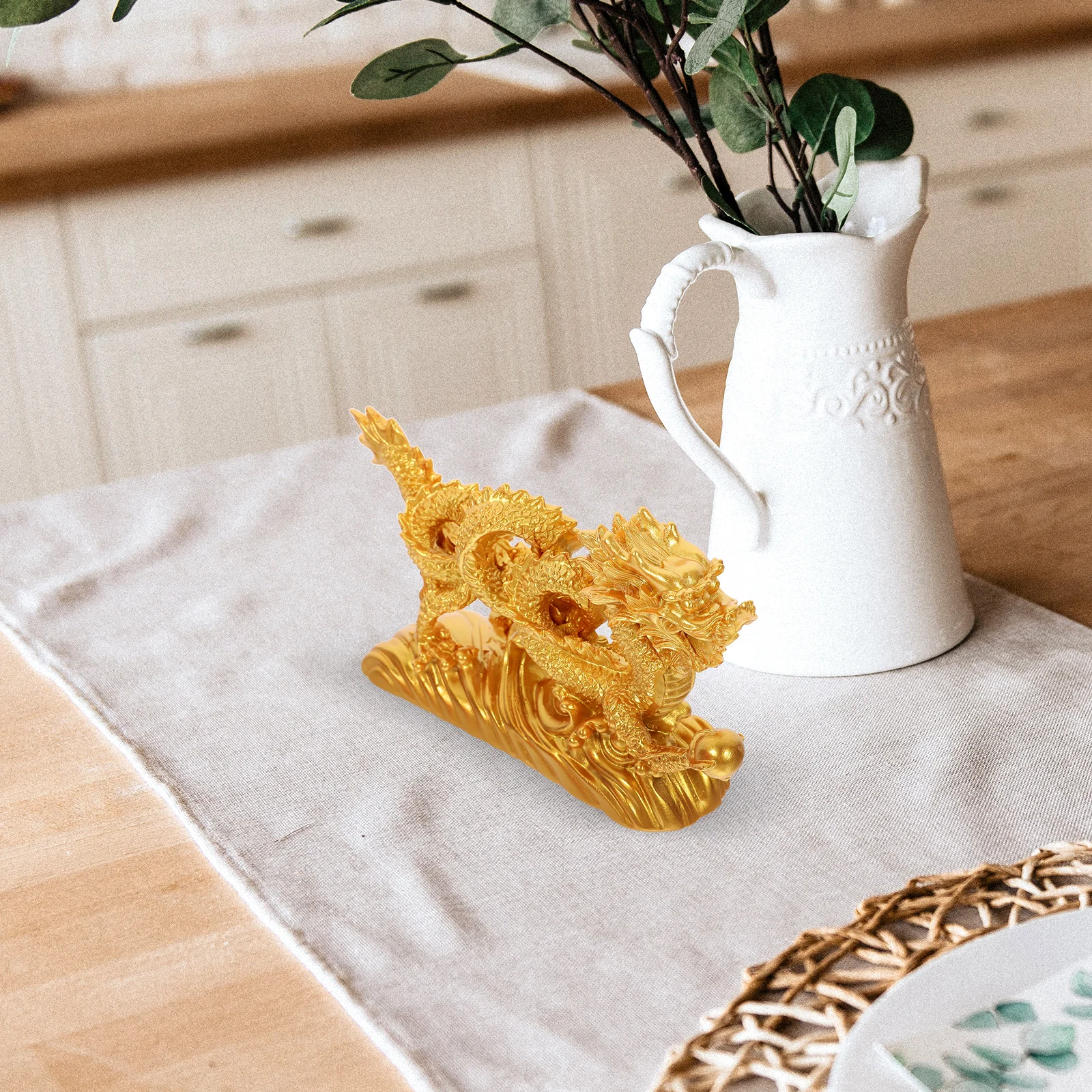 

Chinese Dragon Animal Statues Resin Decor Figure Dragonstatue Small Decoration Figurines