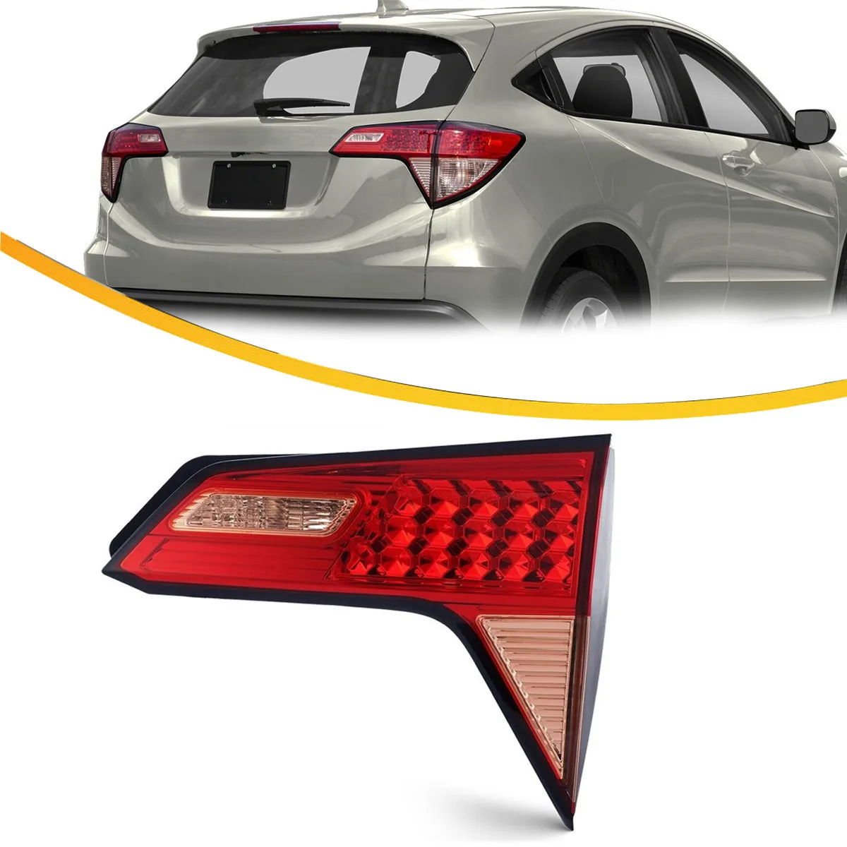 

Подходит для Honda HR-V 2016, 2017, 2018 годов выпуска, внутренний задний фонарь, стоп-сигнал, правая сторона (пассажирская)