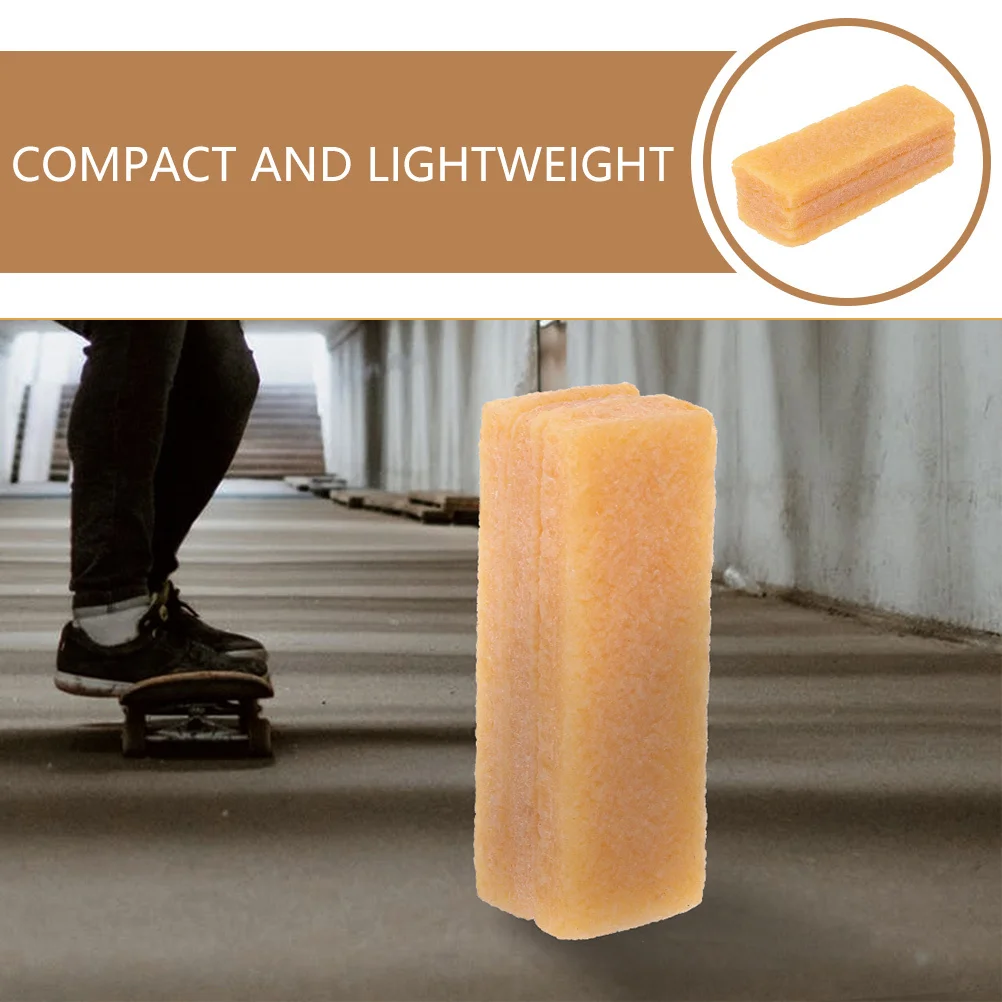 2 قطعة ABS لوح التزلج الصنفرة الأنظف كتلة متعددة الوظائف شريط لحام مزيل البقع للوحات الطويلة لوازم لوح التزلج