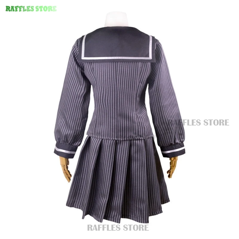 Saihara Shupiercrecruted anronpa V3:Killing FTP Anime Game Cosplay Costume, Poignées ective, Stripe Jk Uniform for Women, Kawaii Carnival imbibé