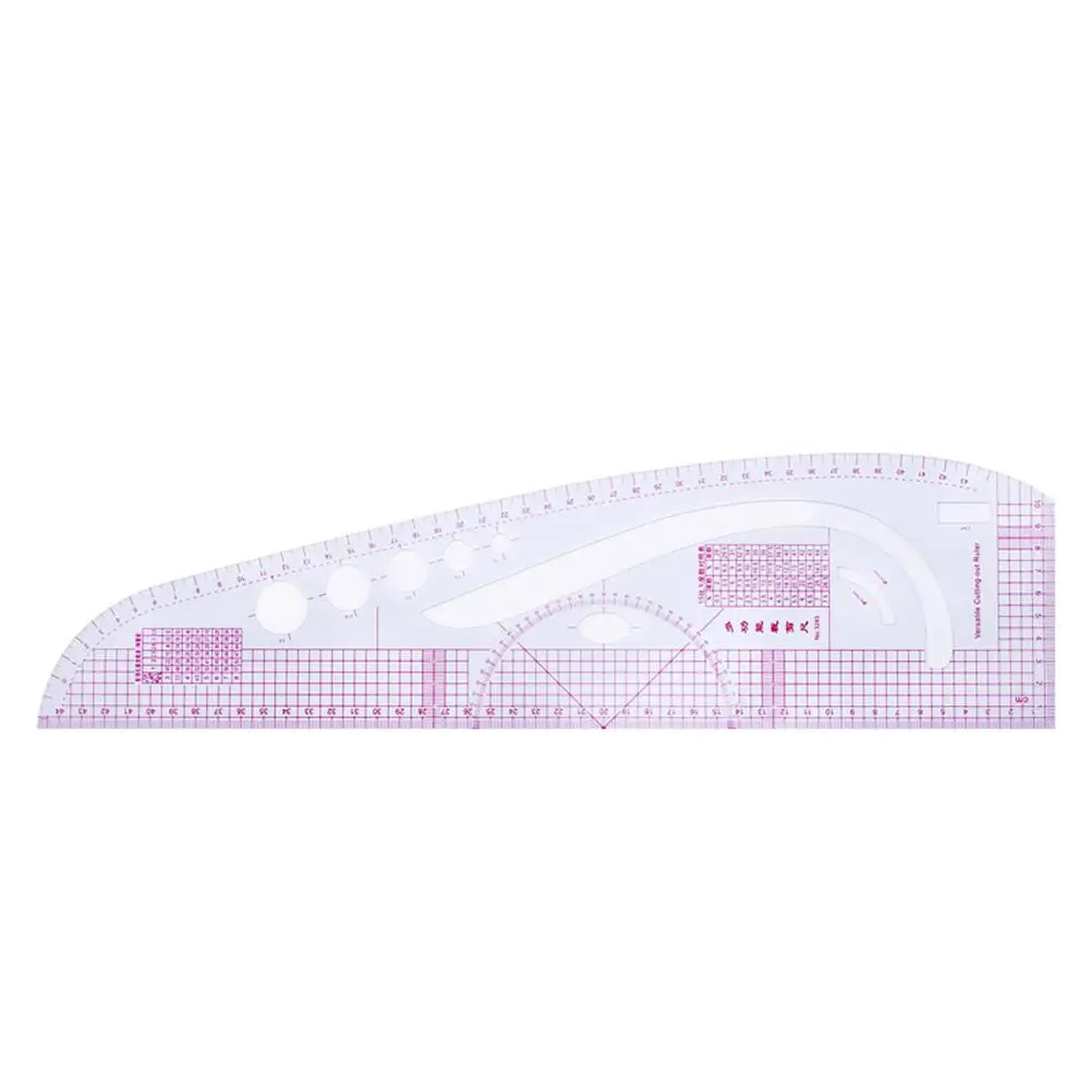 

7 Pieces Multi Function Rulers Clear Durable High Accuracy Drawing Tools Tailor Sewing Clothing Design Measuring Tape Quilt