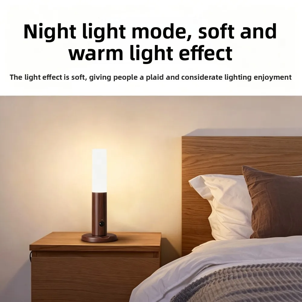 

LED Motion Sensor Night Light Rechargeable Human Body Induction Lamp for Home Corridor Cabinet Toilet Wall Decor Lighting