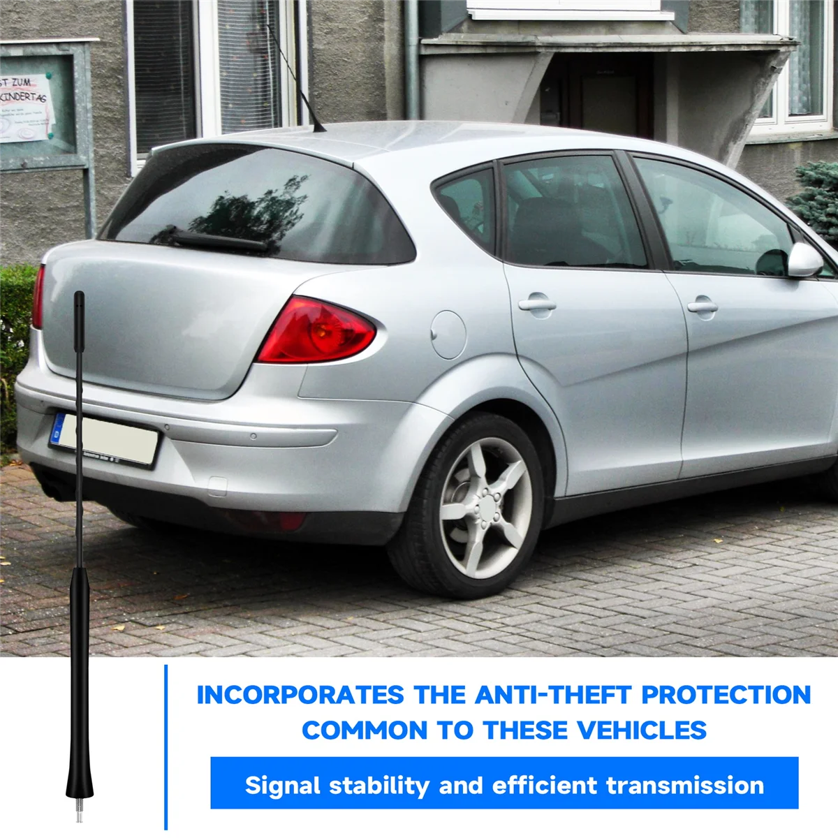 هوائي قضيب قصير 30 أو لمقعد إيبيزا 6l ليون 1m 1p سكودا ألتيا 5p