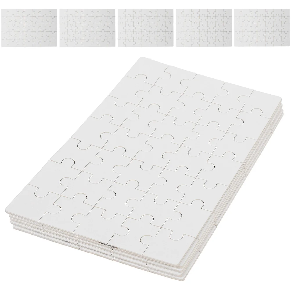 DIY Blank Puzzle Wooden Heat Transfer Sublimation Blanks Thermal Puzzles Jigsaw Supply