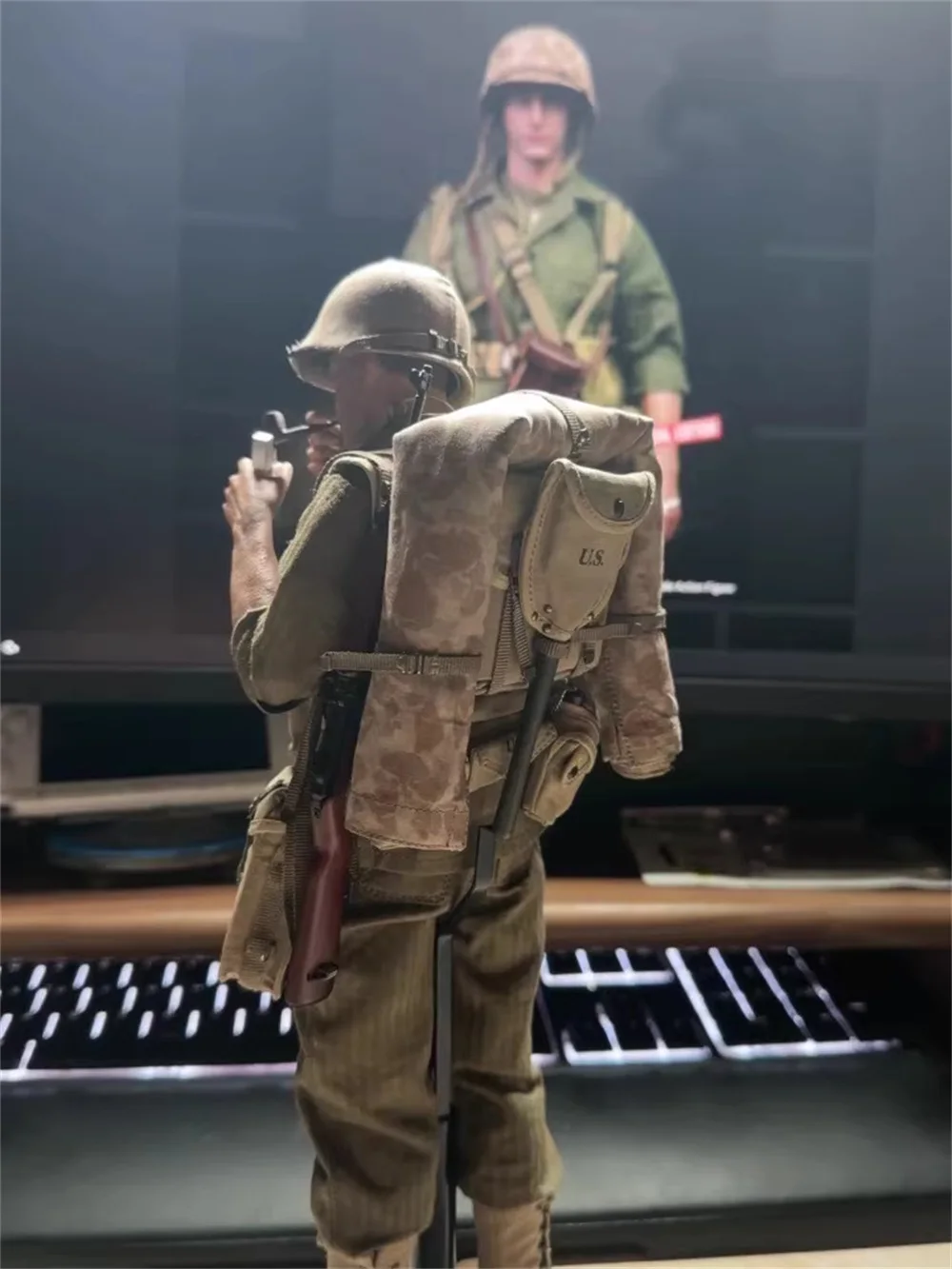 1/6 Facepoolfigure FP013 WWII Series USMC Soldier Doll Sledge Hammer Operation Full Set Moveable Action Figure Gift For Collect