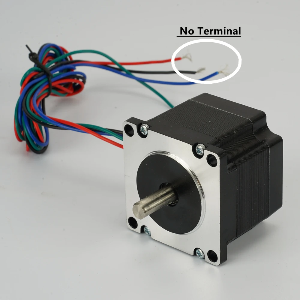 

57 Шаговый двигатель, высота 45 мм/56 мм/64 мм/76 мм/82 мм, черные квадратные двигатели с кабелем 1 метр, детали 3D-принтера без клеммы
