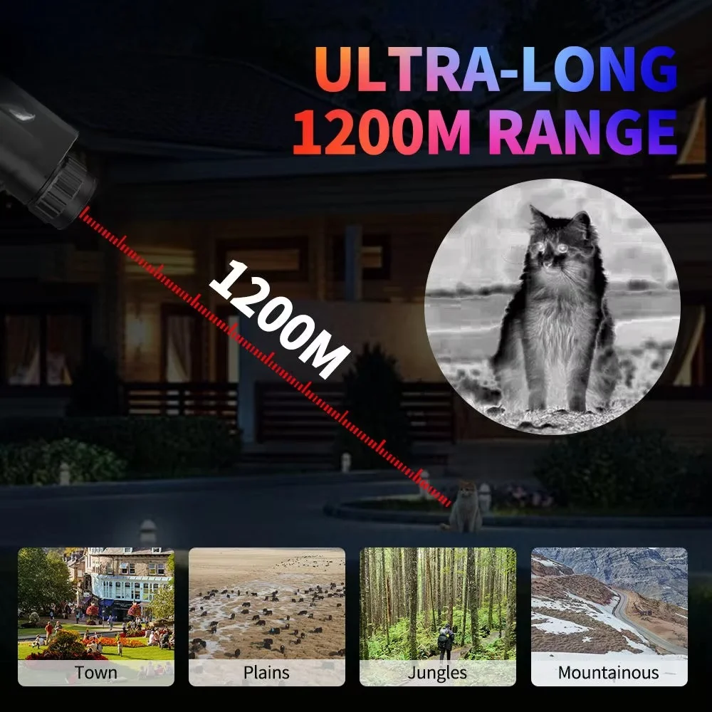 384x288 HD Thermal Imaging Mon - огляд і ціна Thermal Monocular Laser Rangefinder