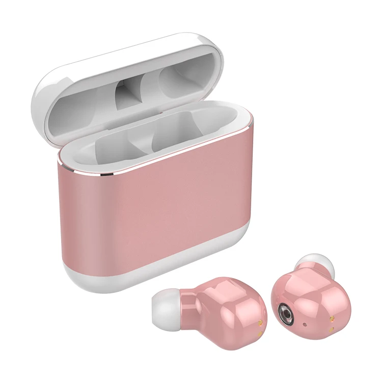 

Headset Wireless BT 5.0 Earbud Headphone Tws Music Business Earphone with charging case open automatic link