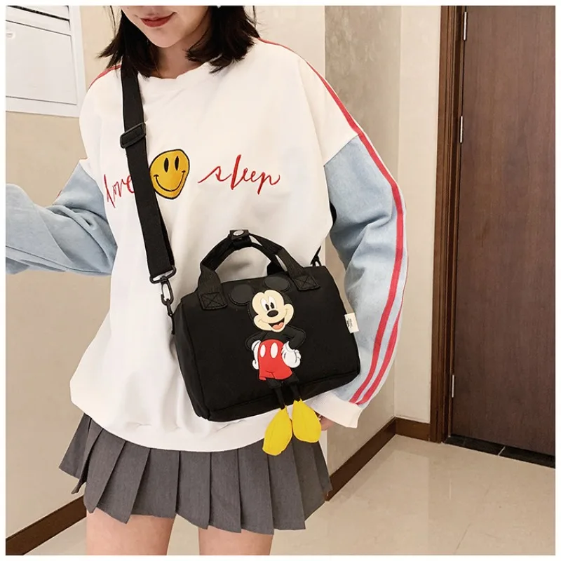 Disney Genuine New Fashion Mickey Children\'s Bag Handbag Boys and Girls Shoulder Crossbody Bag Mickey Mouse Women\'s Bag