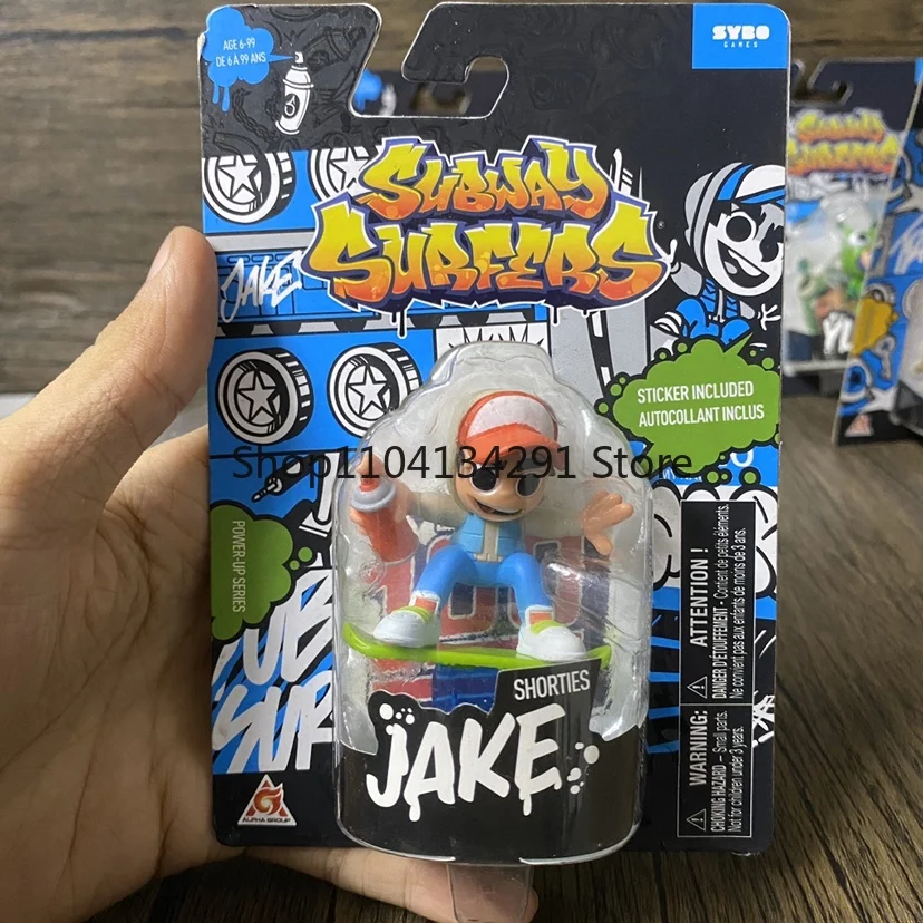 Figura Original de surfistas del metro, modelo de Graffiti a la moda para chico, monopatín, bonito adorno de escritorio, estatuilla de coche, regalo para niños