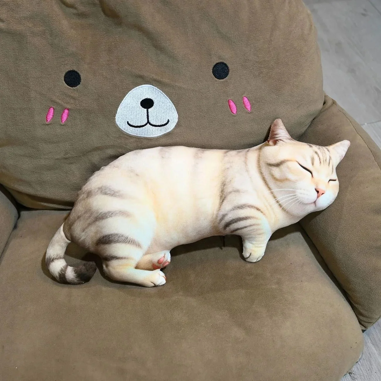 40/60cm Abstract Pink Pig Plush Toy Cute Stuffed Animal Pillow Soft Plushie Doll Kids Sleep Cushion Birthday Christmas Gift