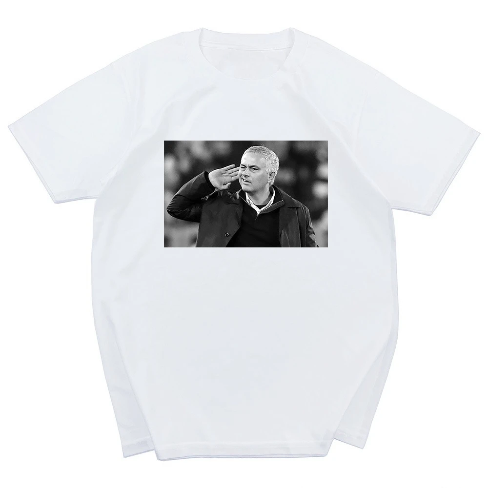 Mourinho "The Special One" Soccer T-Shirt Men's Summer Casual Oversized Short Sleeve Football Fan Clothing