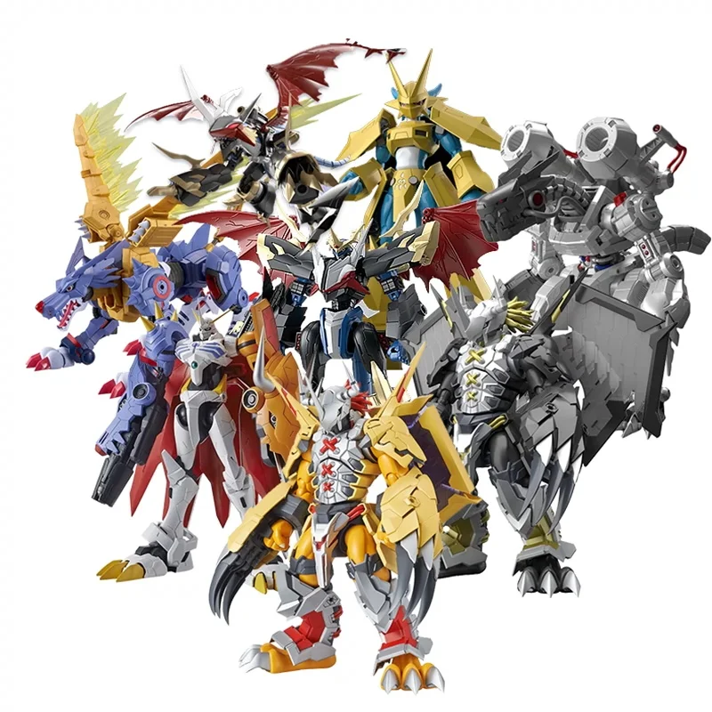 Original Genuine Digimon Adventure Figure-rise Standard Bandai Anime Model Toys Action Figure Gifts Collectible Ornaments Boys