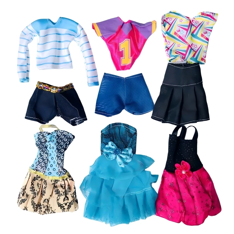 Hot Sale 11.5 Inch Doll Clothes Kids Toys Fashion Dress For 30 CM Toy Female Outfit Fast Shipping Thing Girl' DIY Dressing Play view 3