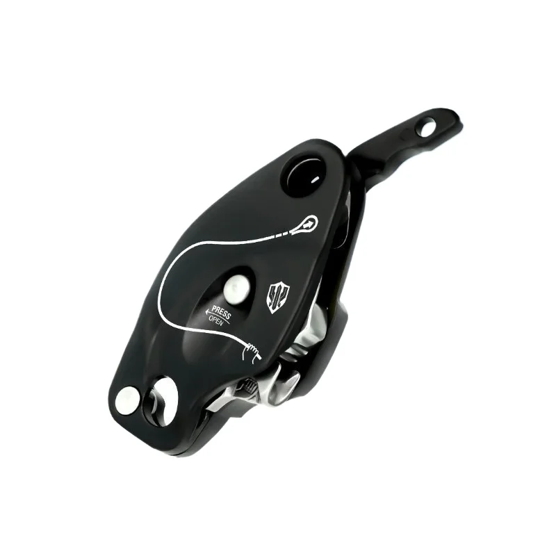 Load 250KG Climbing Descender Clamp Grab for Rescue Climb Accessories High-altitude Work Equipment Descent Device