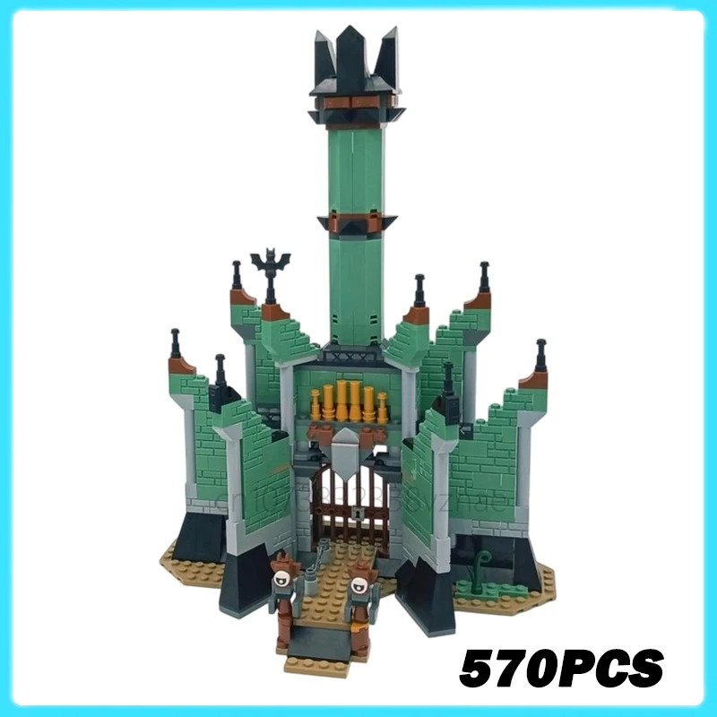 

570PCS MOC-241529 Haunted House Castle Street View Model Building Blocks Creative Bricks Assembly Toy Kids Christmas Boy Gift