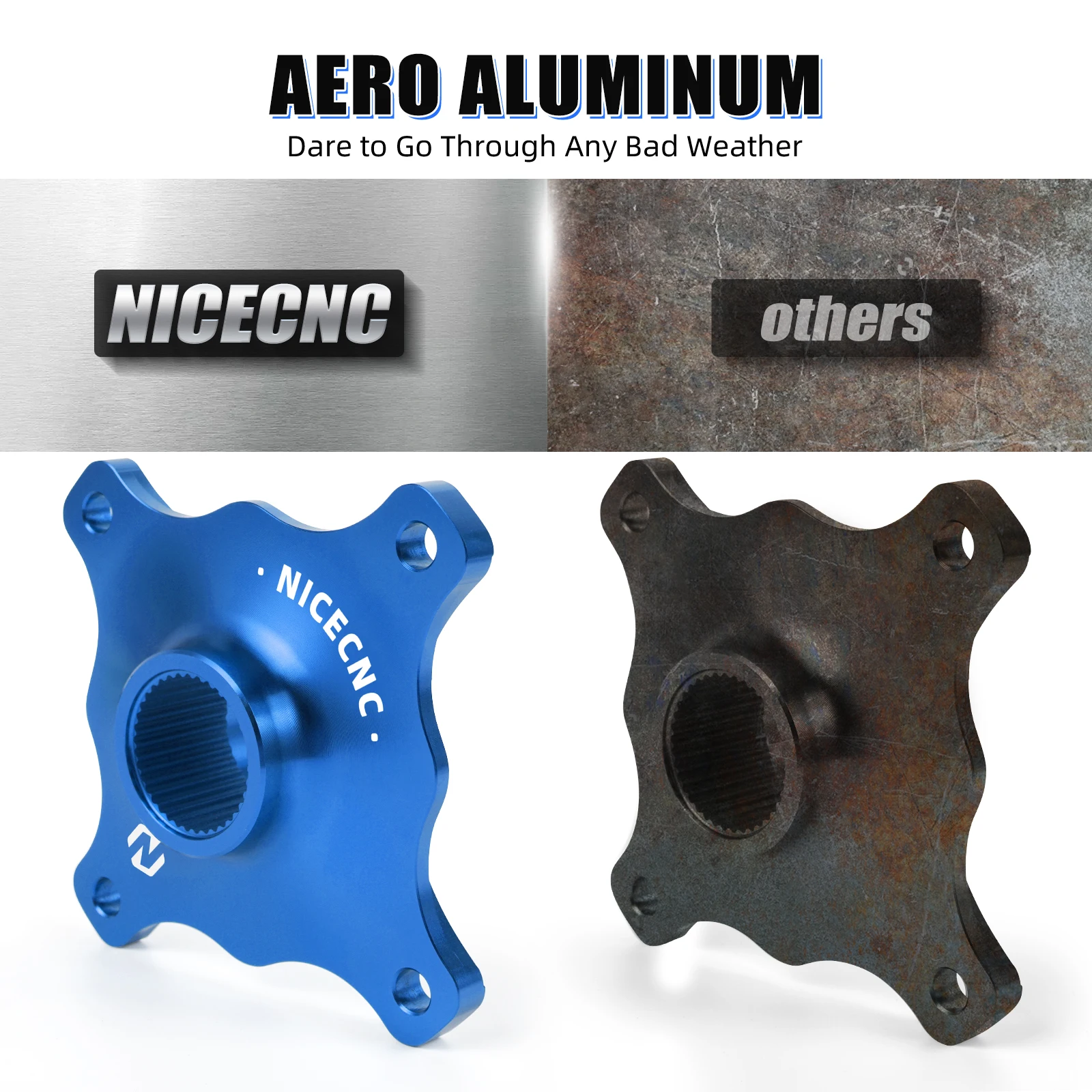 NICECNC ATV Sprocket Wheel Hub Cover For Yamaha Yamaha Raptor 700 700R 2006-2024 Raptor700R 2019 2017 ATV Accessories
