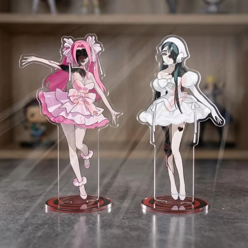 Alien Dance Anime Zombie Stage Acrylic Standee Mizi Sua Anime Character Figure Stand Desktop Display Ornament Gift Keychain