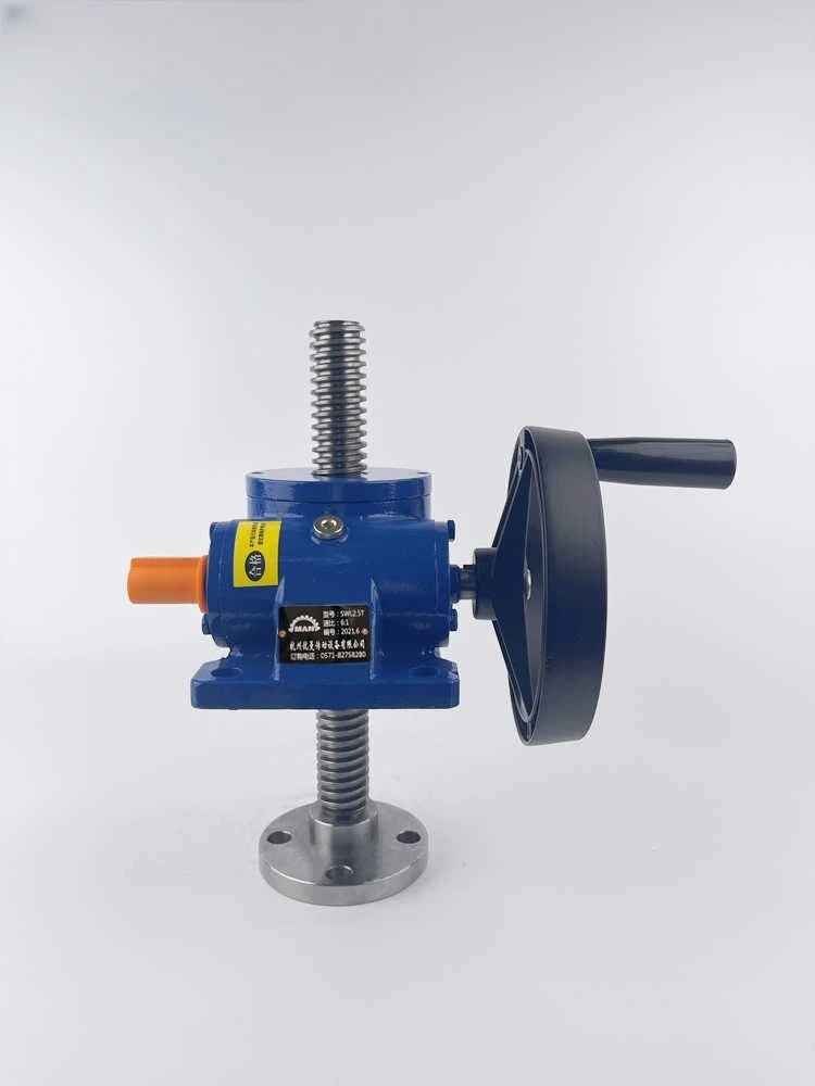 

Leading Screw Lift Handwheel Collar Cegar Swl1T/2.5T Hand-Cranking Worm Lifting PlatformSWL Lift Reducer