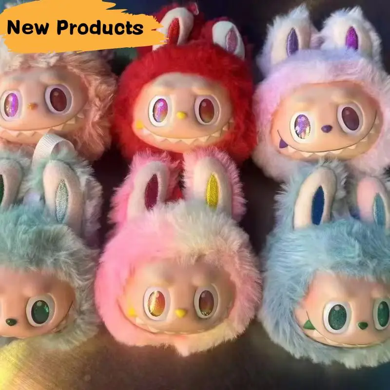 

Labubu3.0 Monsters Big Into Energy Vinyl Plush Key Hanging Blind Box Character Handbag Ornament Handmade Products Head Series