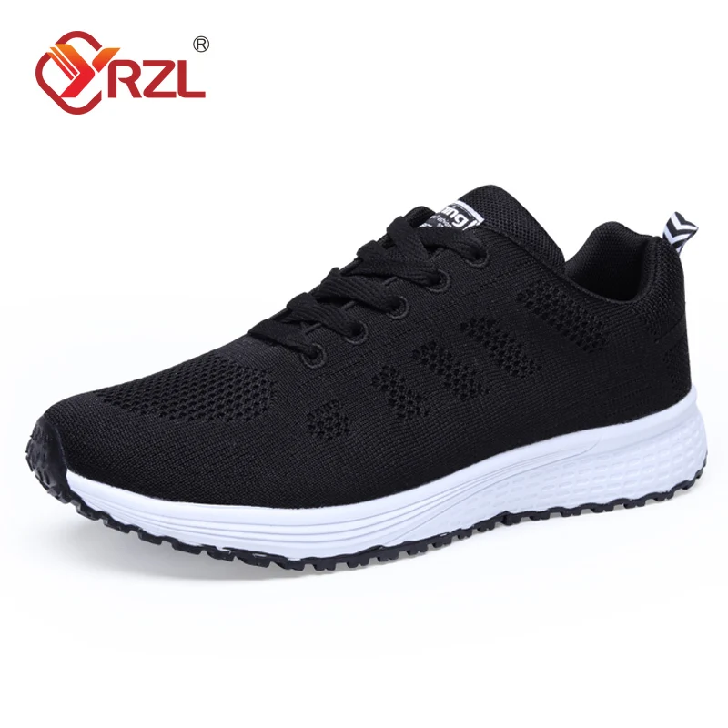 YRZL Womens Running Shoes Breathable Mesh Trainers Comfortable Sneakers Men Tennis Shoes Unisex Sneakers Women Shoes