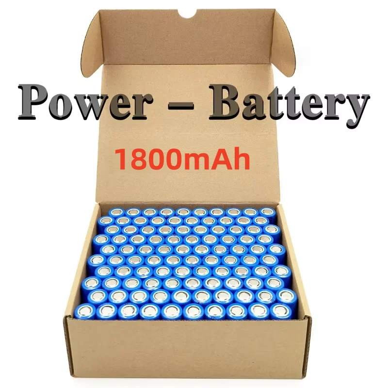 Oryginalna bateria litowa 18650, 1800 mAh, 3,7 V, akumulator litowo-jonowy klasy A, przeznaczona do latarki, e-papierosów i power banków. — 2