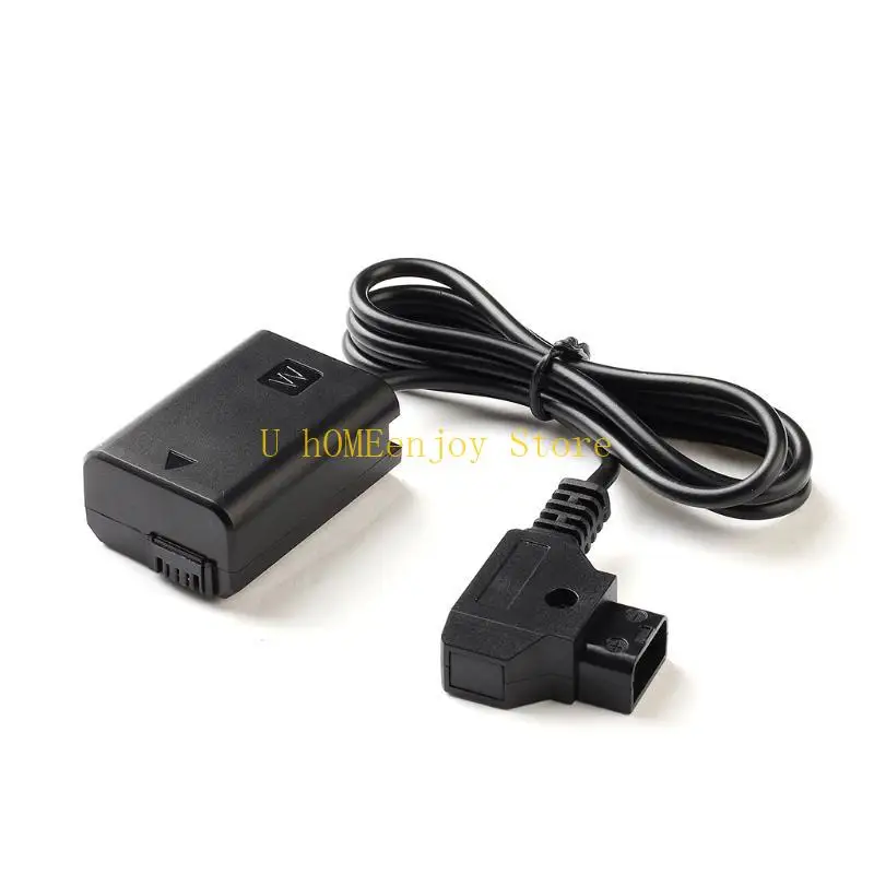 B0KF D-Tap auf NP-FW50 Dummy-Batterie-Stromversorgungskabel für a7R NEX5 NEX6 NEX7