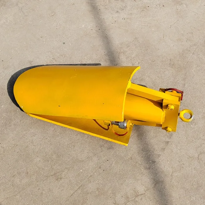 Pipeline collapse jacking duck bill top, pipeline repair spreader