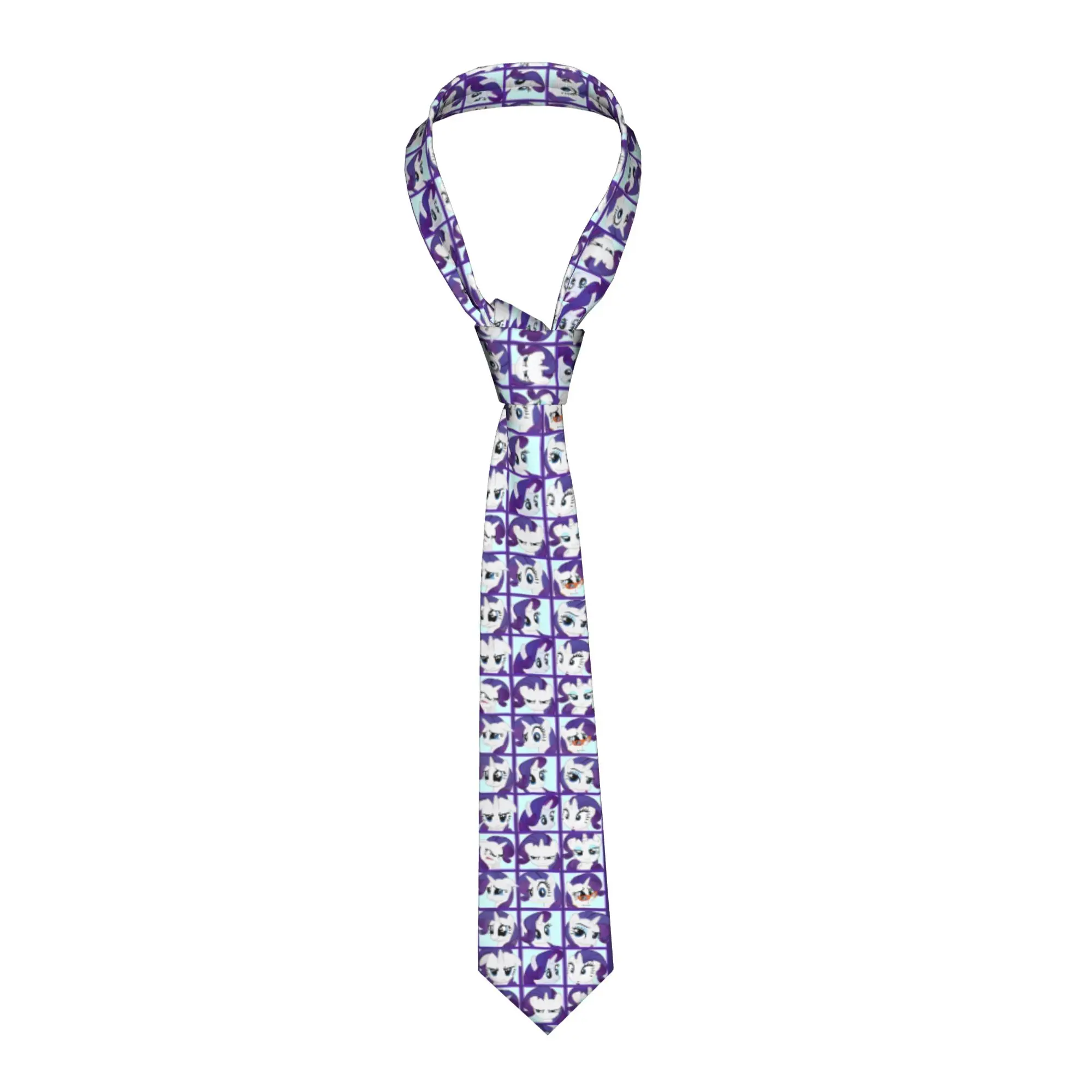 Necktie Mirror Pool Rarity Men Skinny 8 cm Narrow Neck Tie Ponies friendship is magic for Mens Shirt Accessories Cravat Business