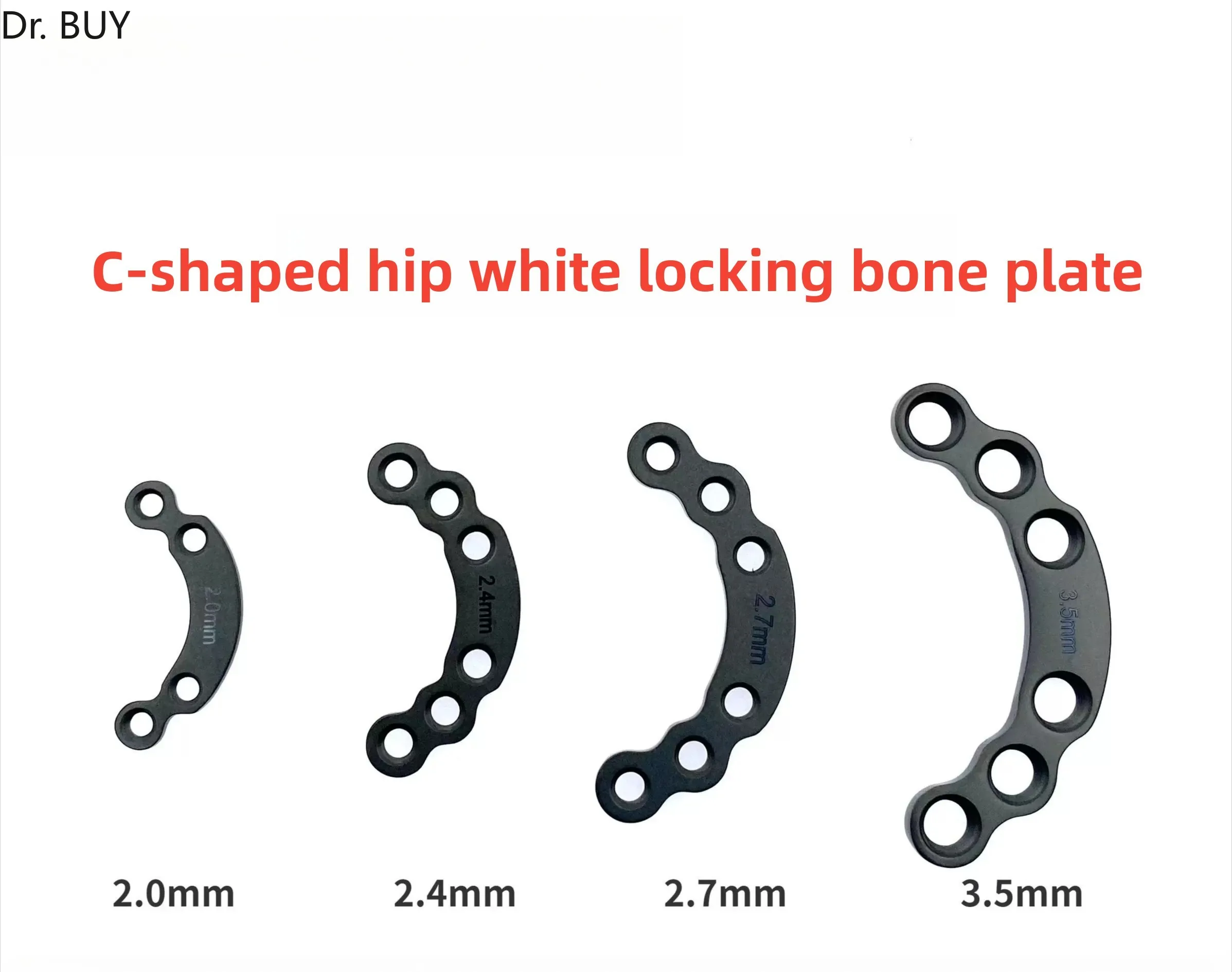 Type C Acetabular Pure Titanium Alloy AO Locking Pressurized Bone Plate, Steel Plate Pet Orthopedic Surgery Fractured Animal