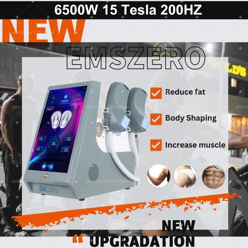 EMSzero 15 Tesla 6500w NEO Body Slimming Nova Fat Burning Muscle Sculpting Electromagnetic Stimulate Sculpt Therapy Machine