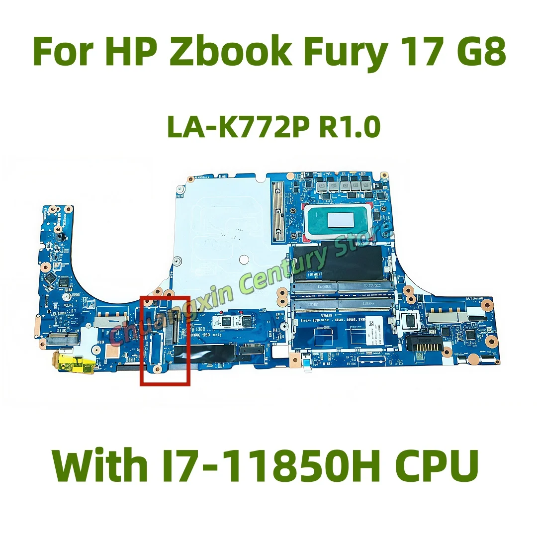 LA-K771P LA-K772P Motherboard Suitable for HP Zbook Fury 15.6 inch