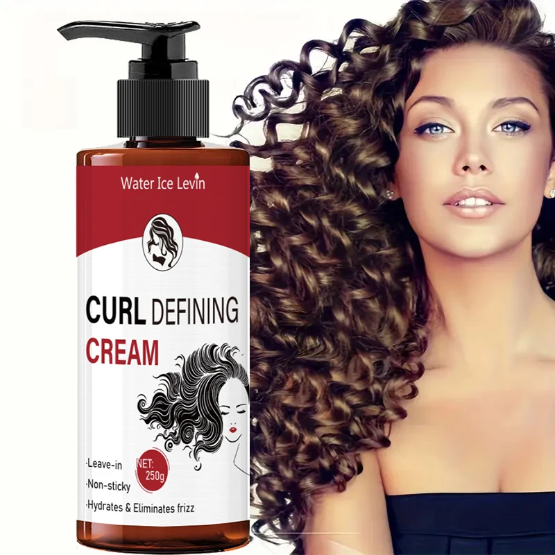 

Curly Hair Styling Cream - No-Wash Styling Cream, Curly and Frizzy Curly Waves - Enhances Curly Hair Clearness and Moisturizes Hair Controls Frizz