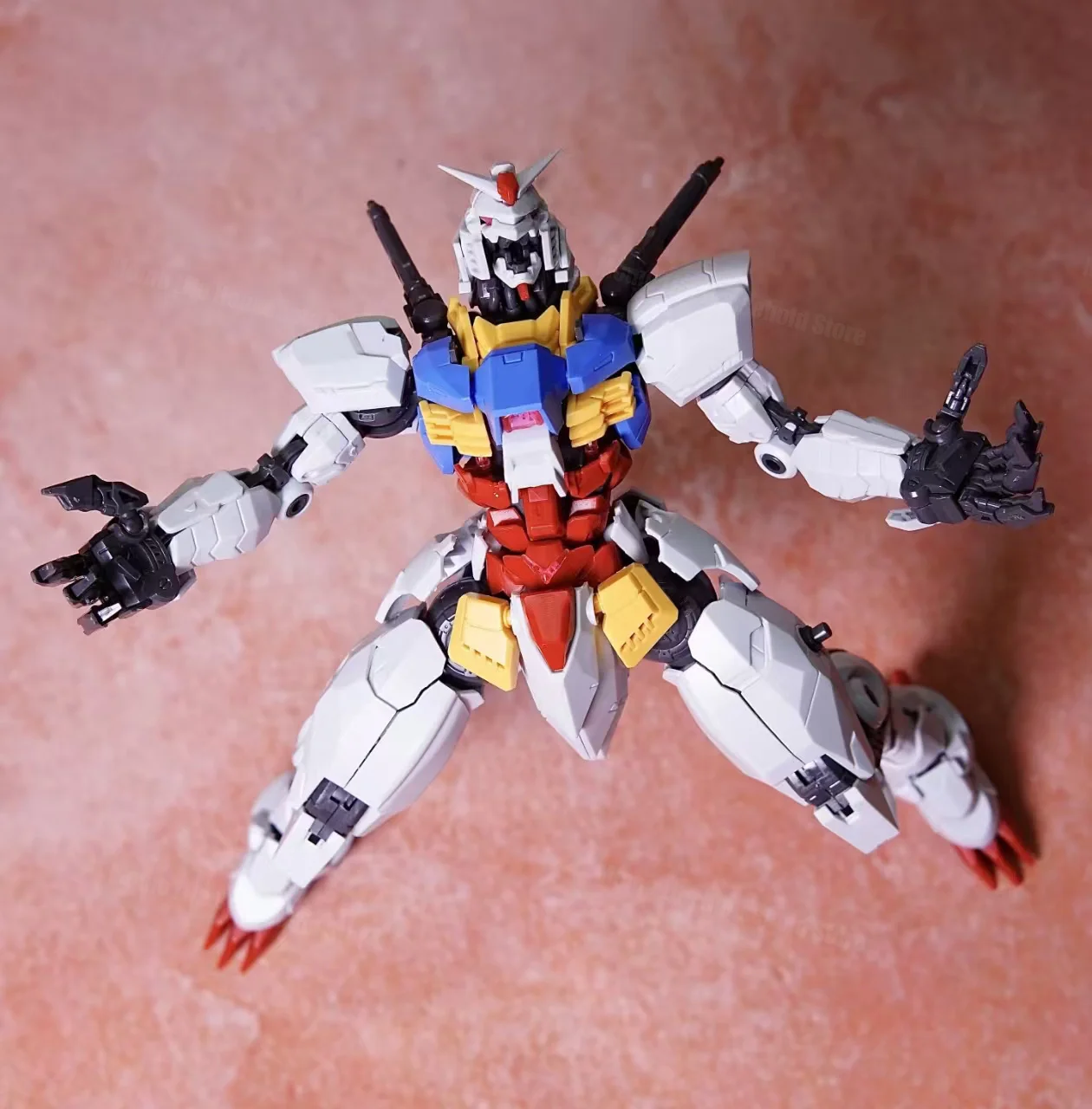 NERO TROJAN MG 1/100 Steelorse Doppia Antenna Stile Mecha Kit Modello di Montaggio Scheletro di Plastica Action Figure Robot Modello di Plastica